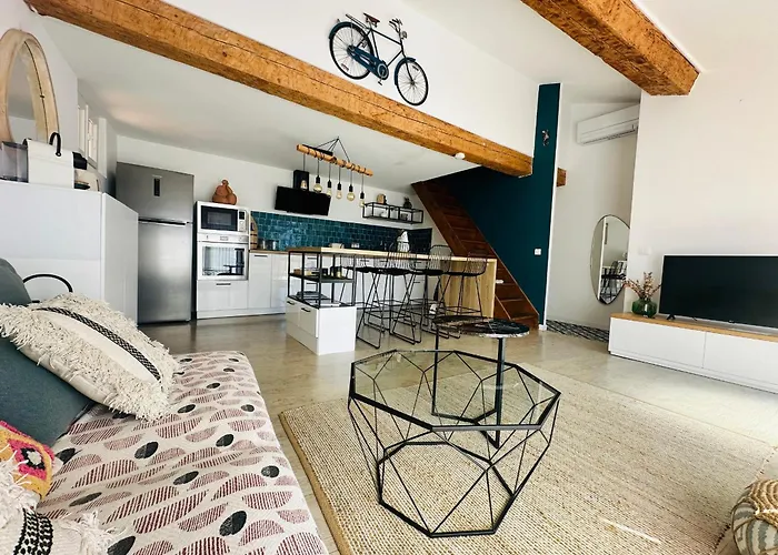 Port-vendres: Duplex 3 Chambres, Climatise, Proche Du - Fr-1-309-297 Apartmán